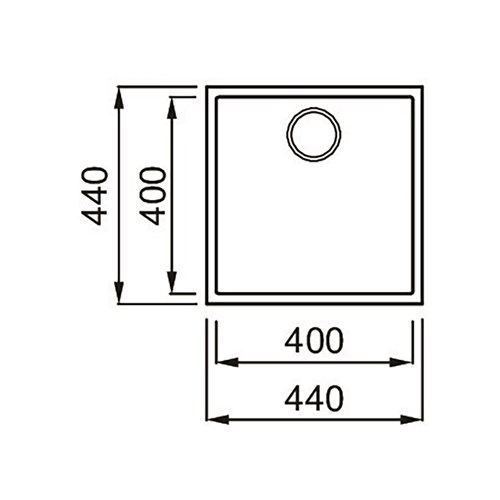 Elleci Quadra Metaltek Undermount Alu